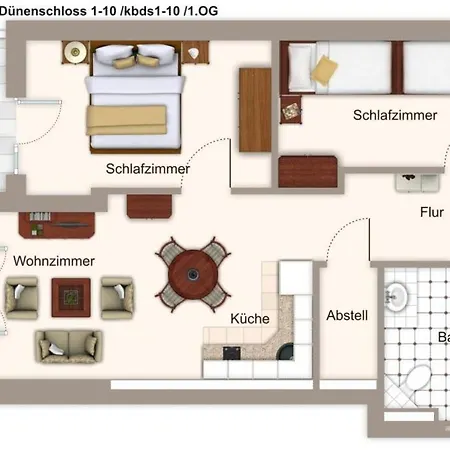 Apartman Duenenschloss Duenenschloss 1-10 Ostseebad Kühlungsborn